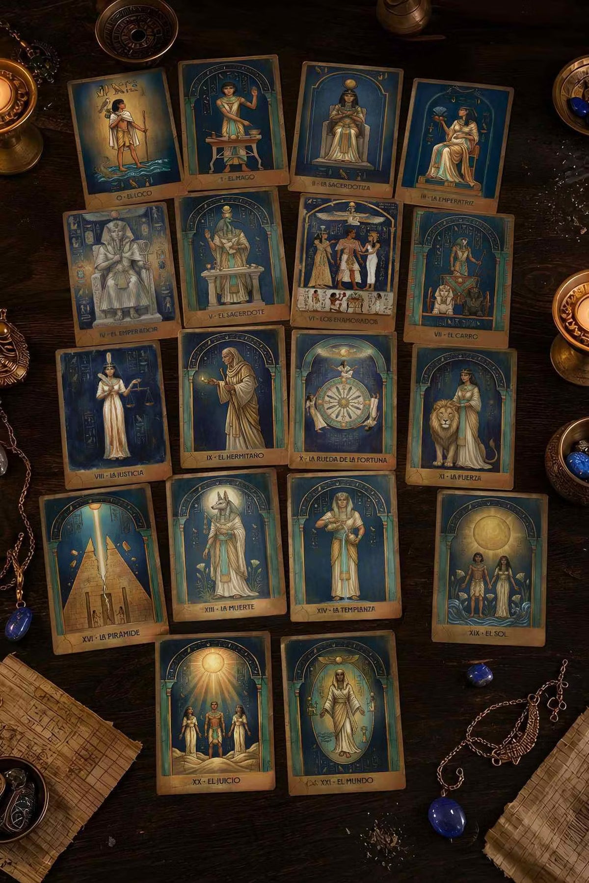 SAGRADA MADRE TAROT EGITTO - Oud