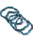 Bracciale elastico con pepite in Apatite - Motivazione, creatività e riequilibrio energetico