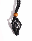 CORDINO COLLANA CON SPAZIO PER PIETRE - Nero