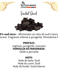 SAMSARA - Profumo Arabo solido Bakhoor con legno di Oud ultra Persistente | Profumo per Corpo, Capelli ed Indumenti - SADAF OUD | 20g - Made in Dubai