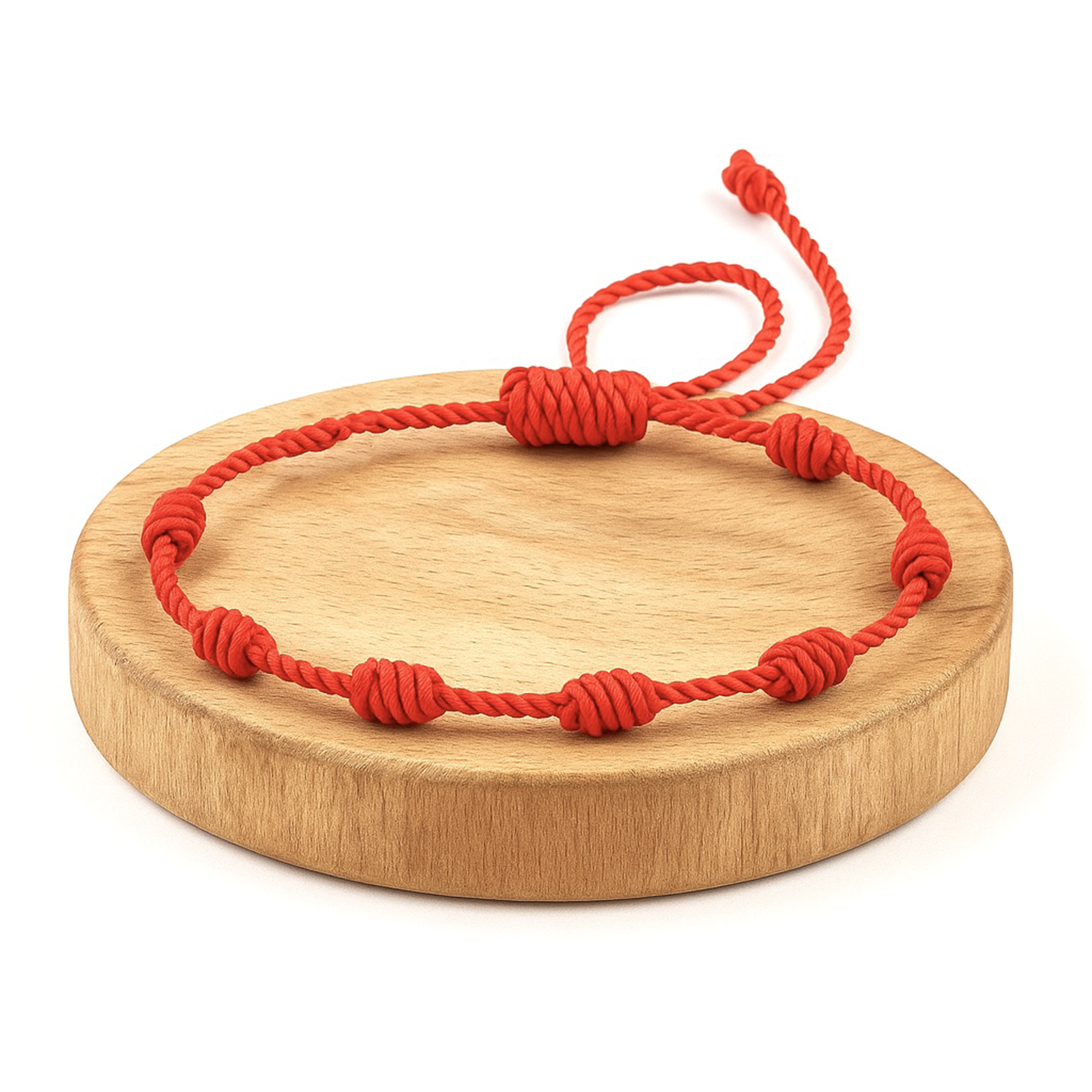 Set 6 Bracciali Kabbalah In Filo Rosso A Sette Nodi – Portafortuna E Protezione, Regalo Per San Valentino O Festa Della Mamma