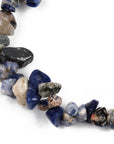 Bracciale in chips di Sodalite - Chiarezza mentale, equilibrio emotivo e intuizione