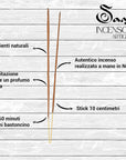 SAMSARA - Incenso Indiano in Stick Artigianale - BAKHOOR - 15g