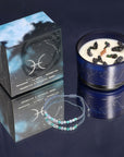 CANDELA ZODIACO CON BRACCIALE - Pesci