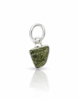 Ciondolo in Moldavite naturale in Argento 925 -  Cambiamento e trasformazione
