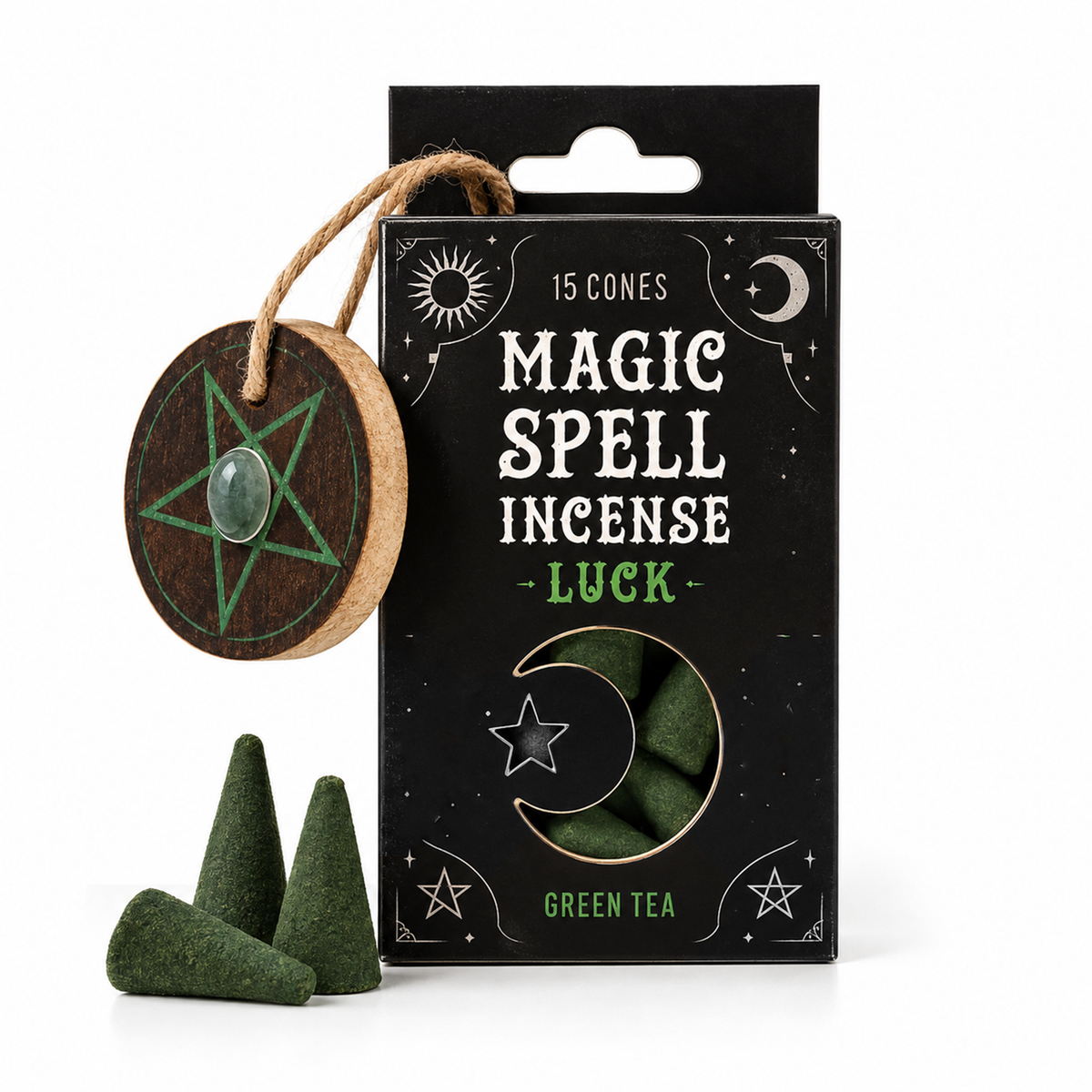 MAGIC SPELL CONI DI INCENSO CON BRUCIAINCENSO - Fortuna