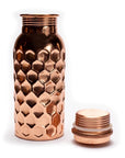Bottiglia in rame martellato ayurvedica - 500ml - clorophilla-shop