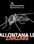 Samsara incenso in stick anti zanzare alla Citronella 100% naturali - NO carbone, NO additivi chimici, NO volatili - NO MOSQUITOS (8 bastoncini)