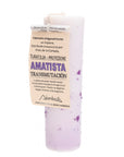 CANDELA ARTIGIANALE CON AMETISTA - Transmutazione