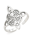 ANELLO NODO DELLA STREGA - Colore argento