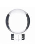SFERA DI CRISTALLO IN VETRO OTTICO CON SUPPORTO - 8cm