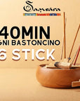 Samsara incenso anti tobacco in stick 100% naturale - Senza additivi chimici elimina odore del tabacco