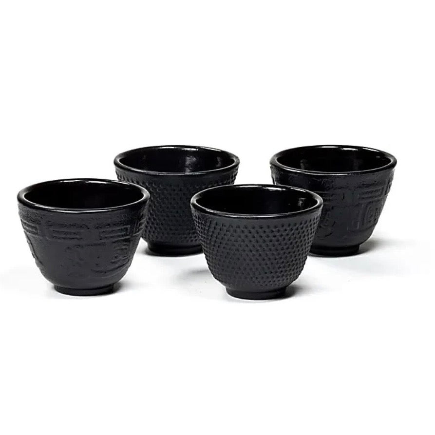 SET 4 TAZZINE GIAPPONESI IN GHISA SMALTATA - 65ml