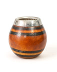 MATE CALABAZA DECORATA CON VIROLA
