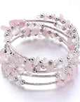 BRACCIALE IN QUARZO ROSA - Amore e armonia