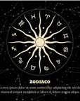 Bracciale astrologico in onice nero con segno zodiacale oroscopo - 12 costellazioni doppio verso