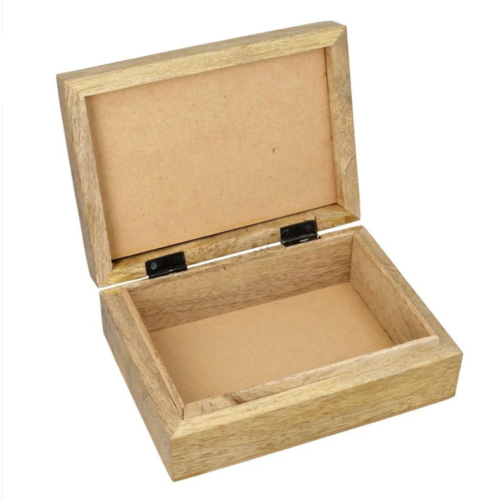 Scatola portagioie e Tarocchi in legno Occhio di Nazar - Sodalite