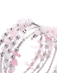 BRACCIALE IN QUARZO ROSA - Amore e armonia