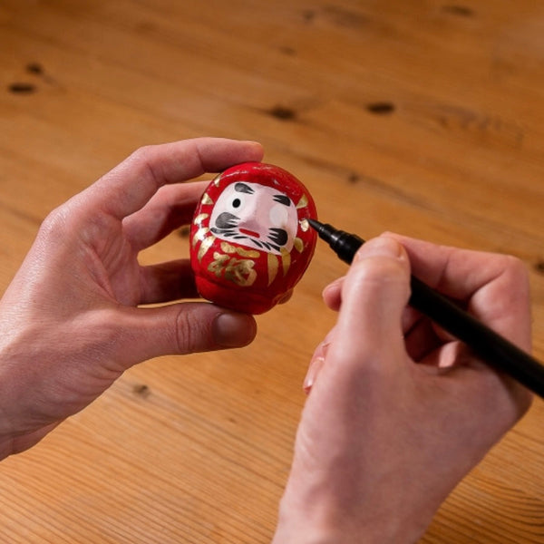 Daruma Bambola degli Obiettivi Amuleto giapponese - BUONA FORTUNA