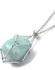 COLLANA CON GABBIETTA PER PIETRE - Acciaio 304