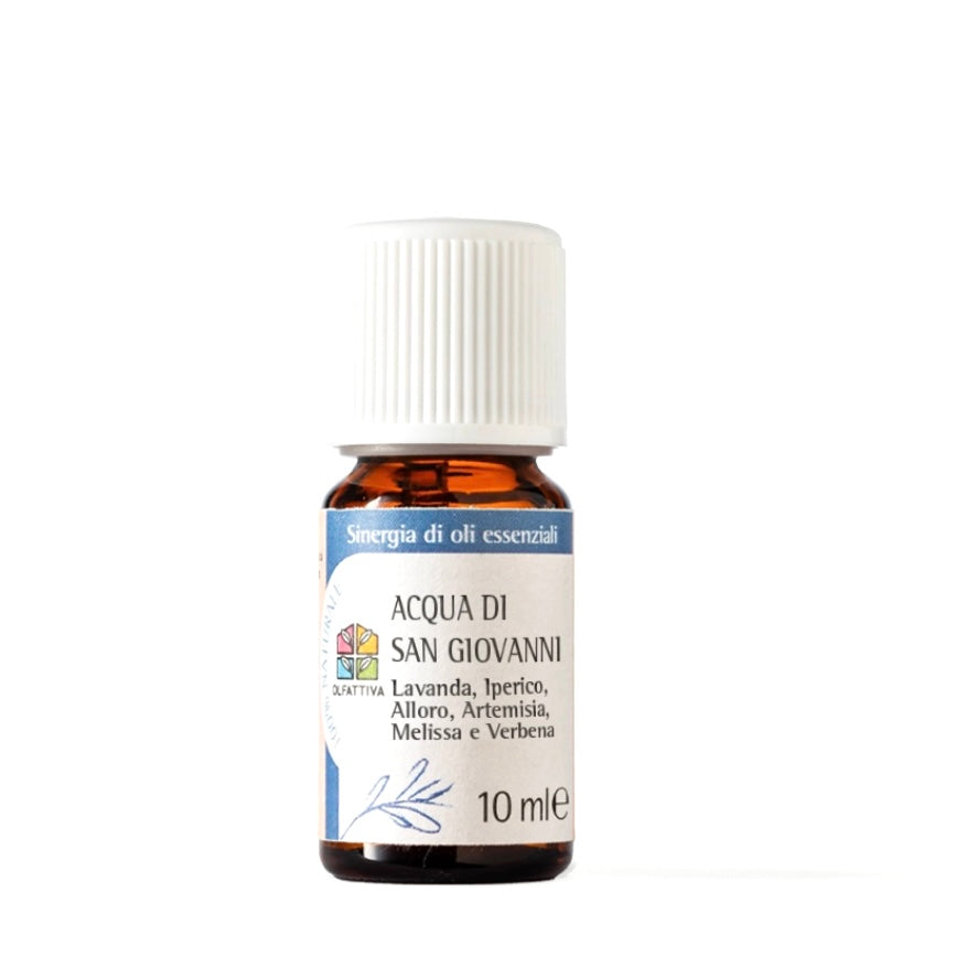 OLFATTIVA OLIO ESSENZIALE ACQUA DI SAN GIOVANNI - Lavanda, Iperico, Salvia, Alloro, Artemisia, Verbena e Melissa