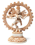 STATUA SHIVA NATARAJA AVORIO - Ciclo eterno dell'esistenza