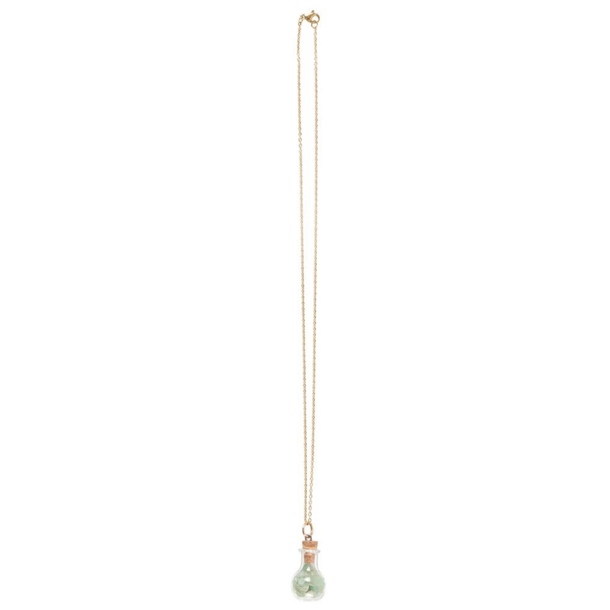 COLLANA GREEN WITCH AVVENTURINA VERDE - Talismano di crescita e prosperità