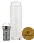 Cebador Mate To go - Thermos in vetro con infusore per Yerba Mate