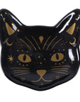 PIATTINO PORTAOGGETTI BLACK CAT MAGIC - Ceramica smaltata