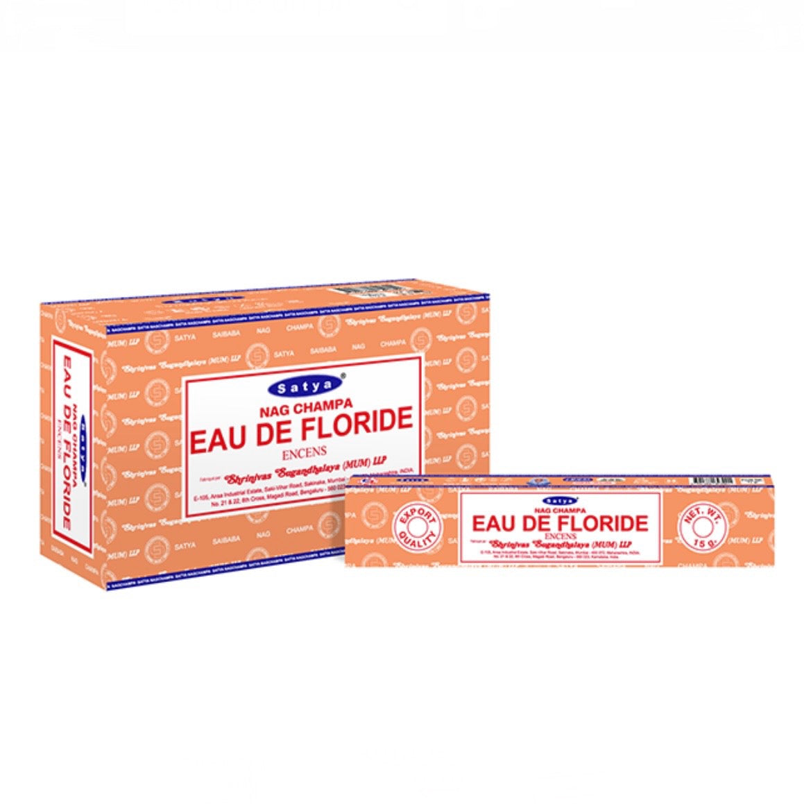 Satya FLORIDA WATER Incenso in Bastoncini Naturale 100% - Stick 15g
