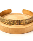 BRACCIALE TIBETANO IN RAME - 8 simboli buon auspicio