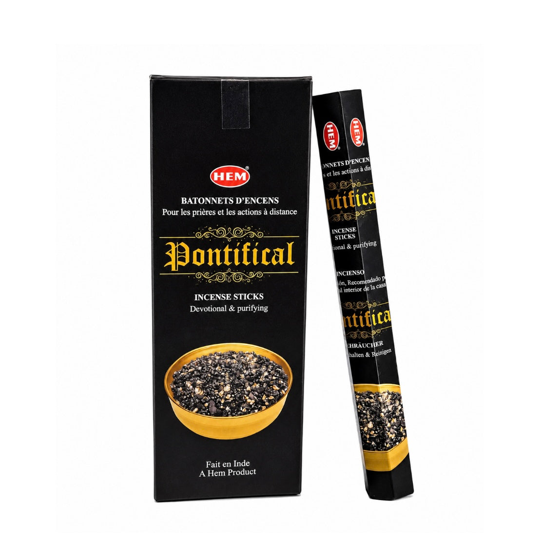 Hem Pontifical - Incenso Indiano Bastoncini Fatti a mano Sangue di drago blu - 20 Stick