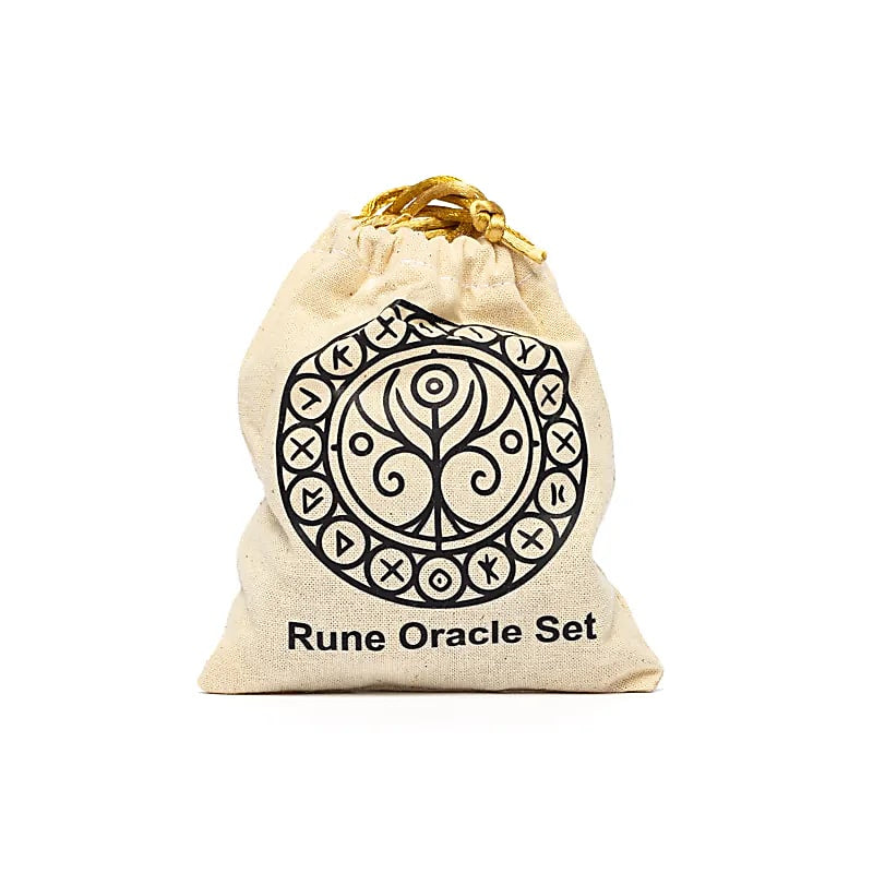 RUNE 7 CHAKRA - Sacchetto di cotone