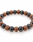 BRACCIALE IN RAME E EMATITE - energia e protezione