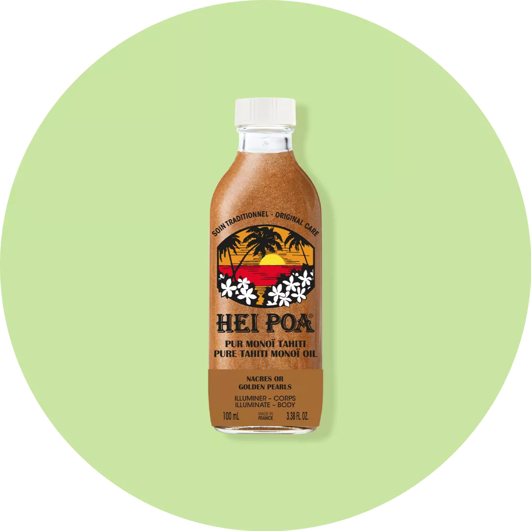 HEI POA PUR MONOÏ TAHITI NACRES OR - Olio corpo e capelli Madreperla dorata
