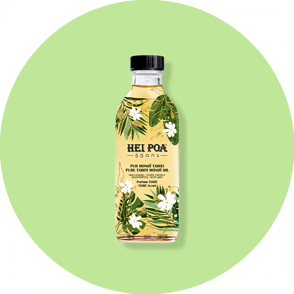 HEI POA PUR MONOÏ TAHITI TIARÈ EDIZIONE LIMITATA 50 ANNI - Olio corpo e capelli Tiarè tradizionale