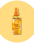 HEI POA HUILE SOLAIRE MONOÏ SPF15 - Olio secco solare corpo e capelli SPF15