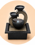 Water Fountain Heart Zen measures L - Integrated LED light