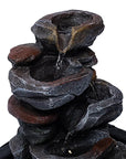 Water Fountain Roccia Zen measures L - Integrated LED light