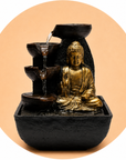 Zen water fountain with compassion Buddha - Integrated LED light