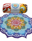 Telo mare Mandala 7 Chakra in cotone - Made in India