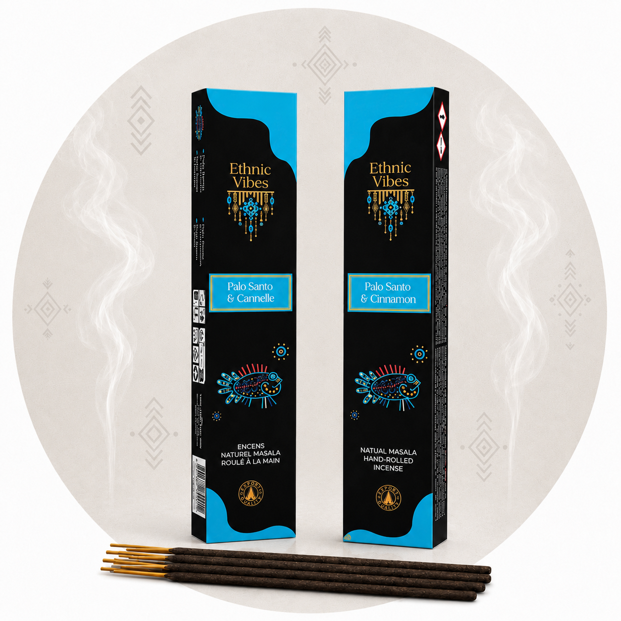 ETHNIC VIBES INCENSO IN BASTONCINI - Palo Santo e Cannella