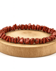 BRACCIALE SCAGLIE IN DIASPRO ROSSO - Forza e vitalità