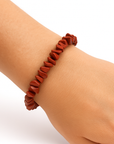 BRACCIALE SCAGLIE IN DIASPRO ROSSO - Forza e vitalità