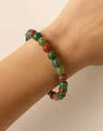 BRACCIALE IN AGATA INDIANA - Equilibrio ed evoluzione interiore