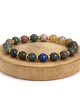 Bracelet in Indian Agata and Brass - Balance