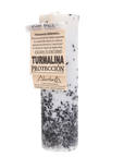 CANDELA ARTIGIANALE CON TORMALINA - Protezione energetica