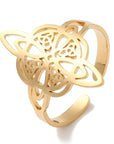 ANELLO NODO DELLA STREGA - Colore oro