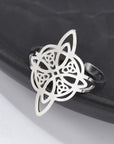 ANELLO NODO DELLA STREGA - Colore argento