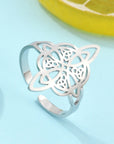 ANELLO NODO DELLA STREGA - Colore argento